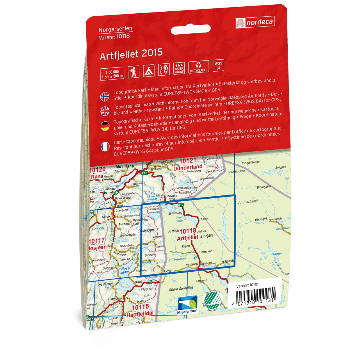Artfjellet Norge-serien Turkart - Bilde 2