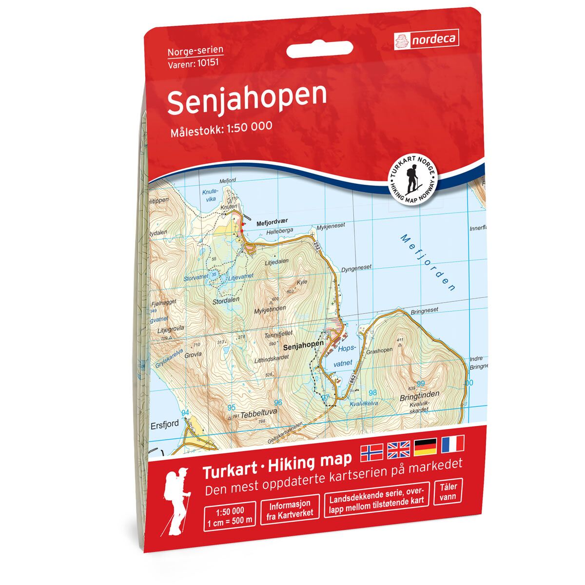 Produktbilde av senjahopen norge-serien turkart