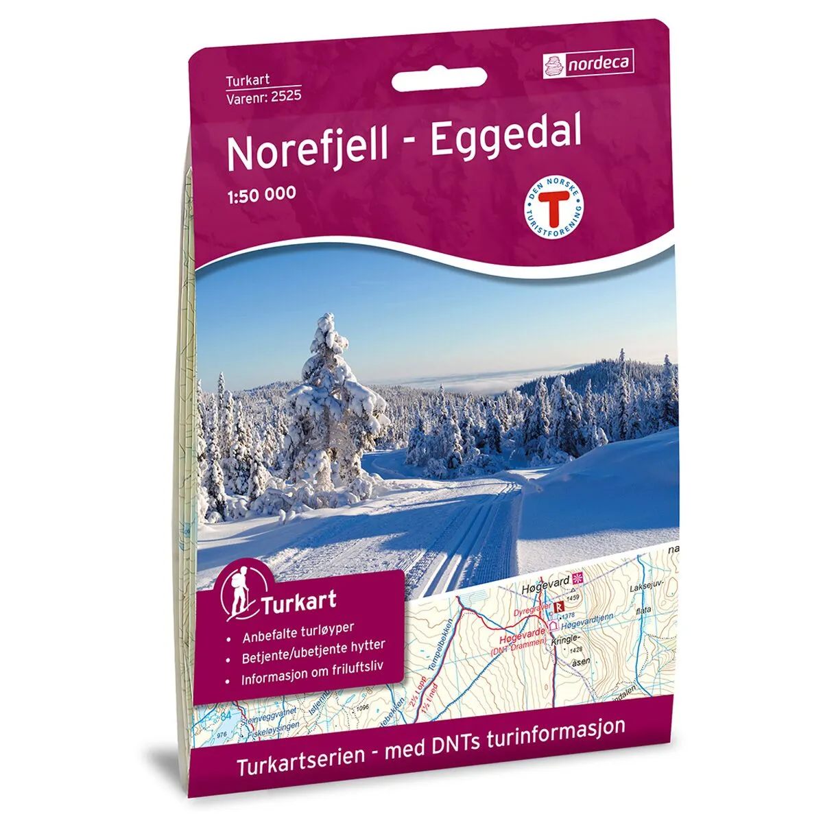 Produktbilde av norefjell-eggedal dnt turkart
