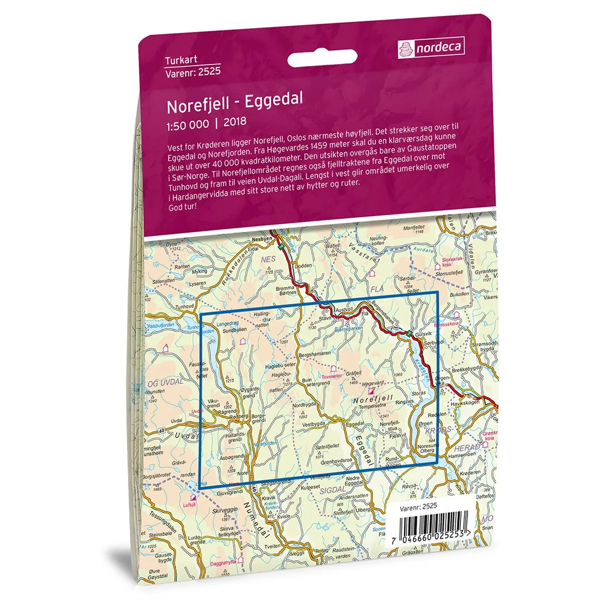 Norefjell-Eggedal DNT Turkart - Bilde 2
