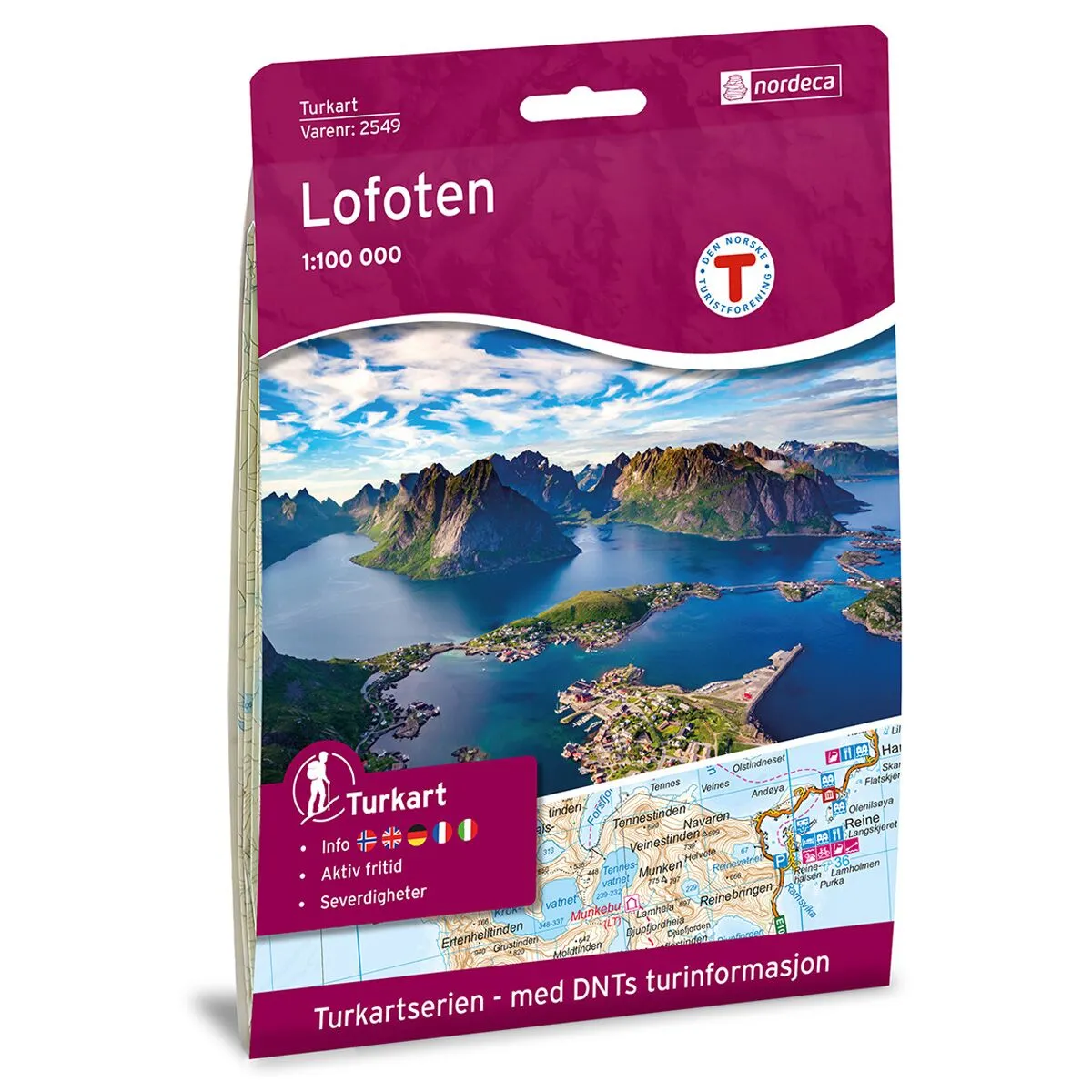 Produktbilde av lofoten dnt turkart