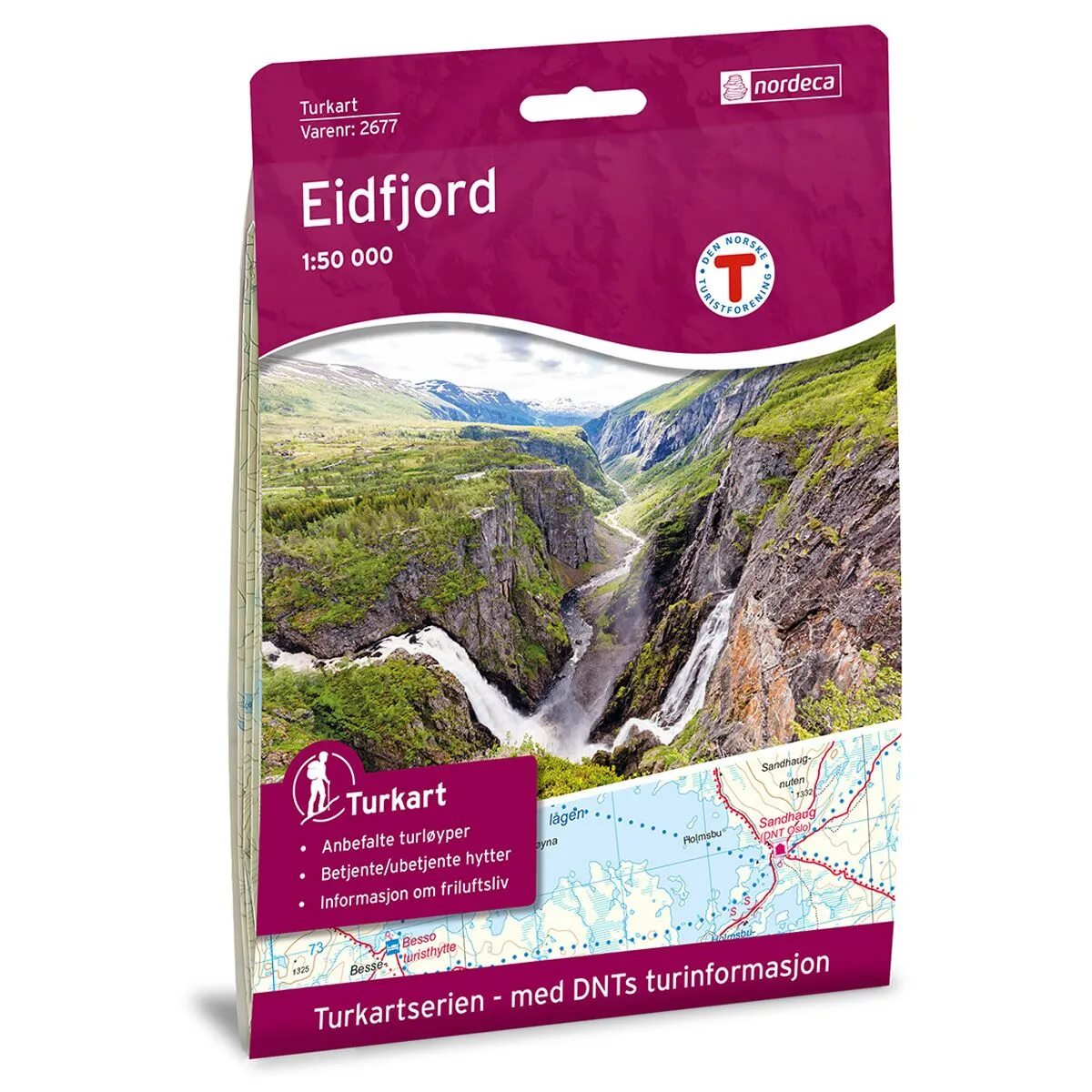 Produktbilde av eidfjord dnt turkart