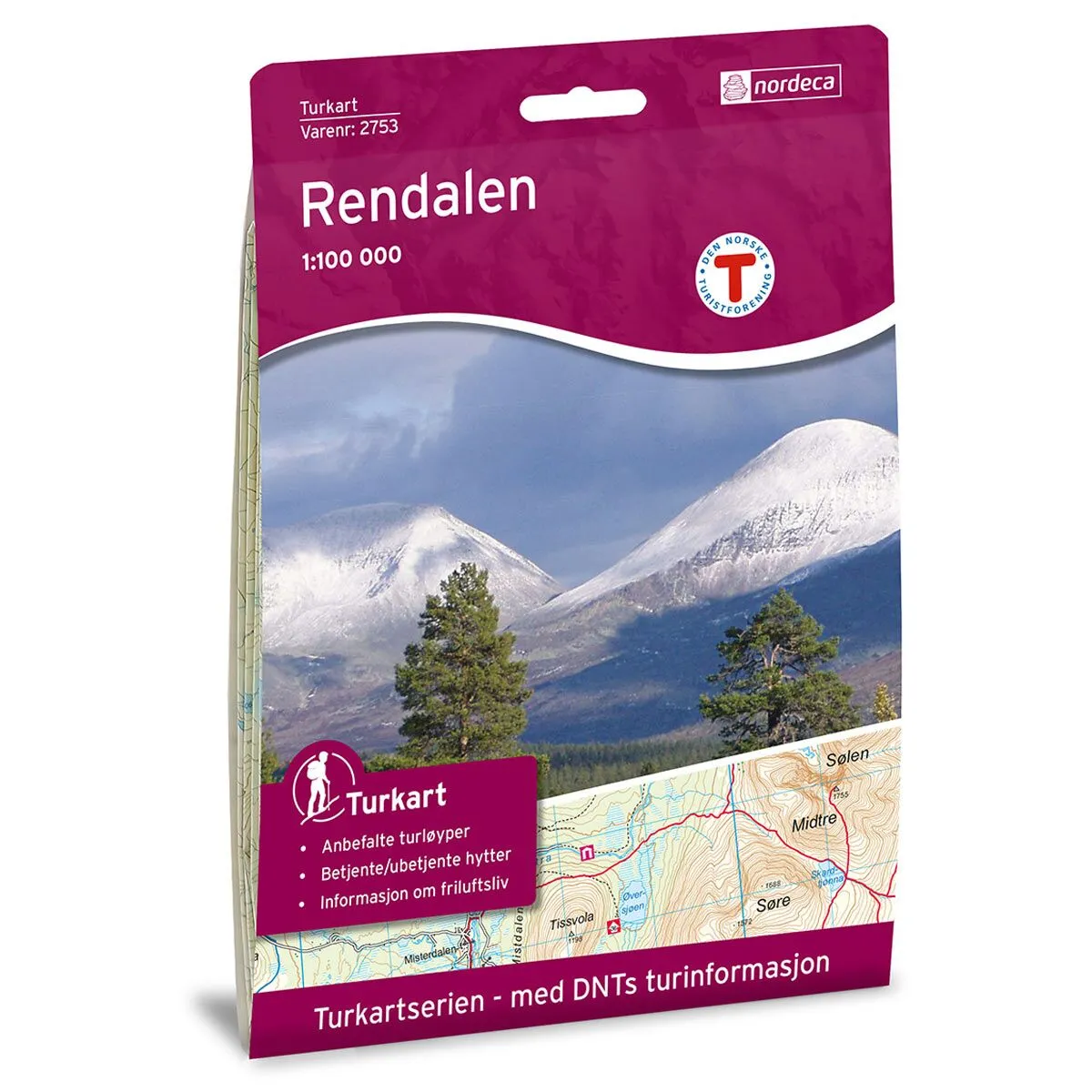 Produktbilde av rendalen dnt turkart