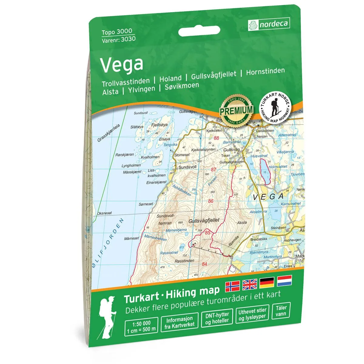 Produktbilde av vega topo 3000 turkart