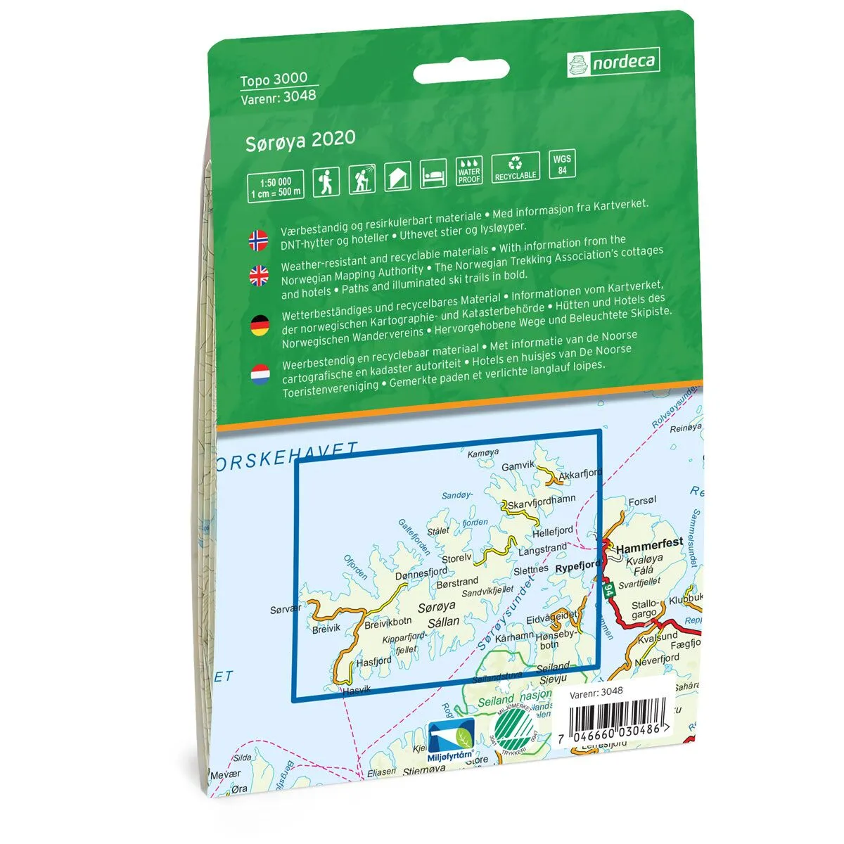 Sørøya Topo 3000 Turkart - Bilde 2