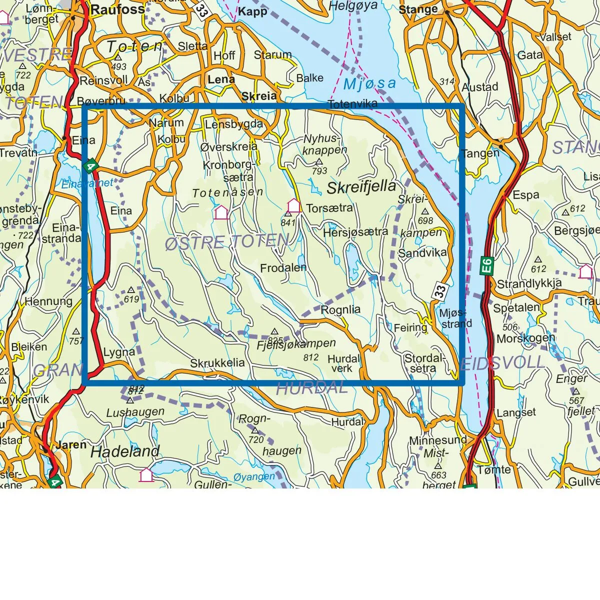 Totenåsen Topo 750 Turkart - Bilde 3
