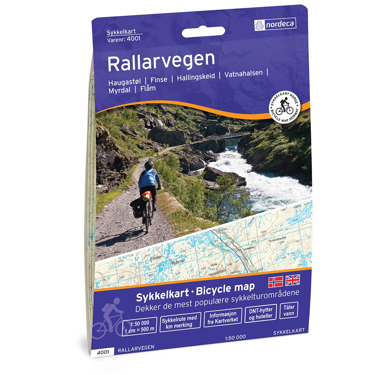 Produktbilde av rallarvegen sykkelkart