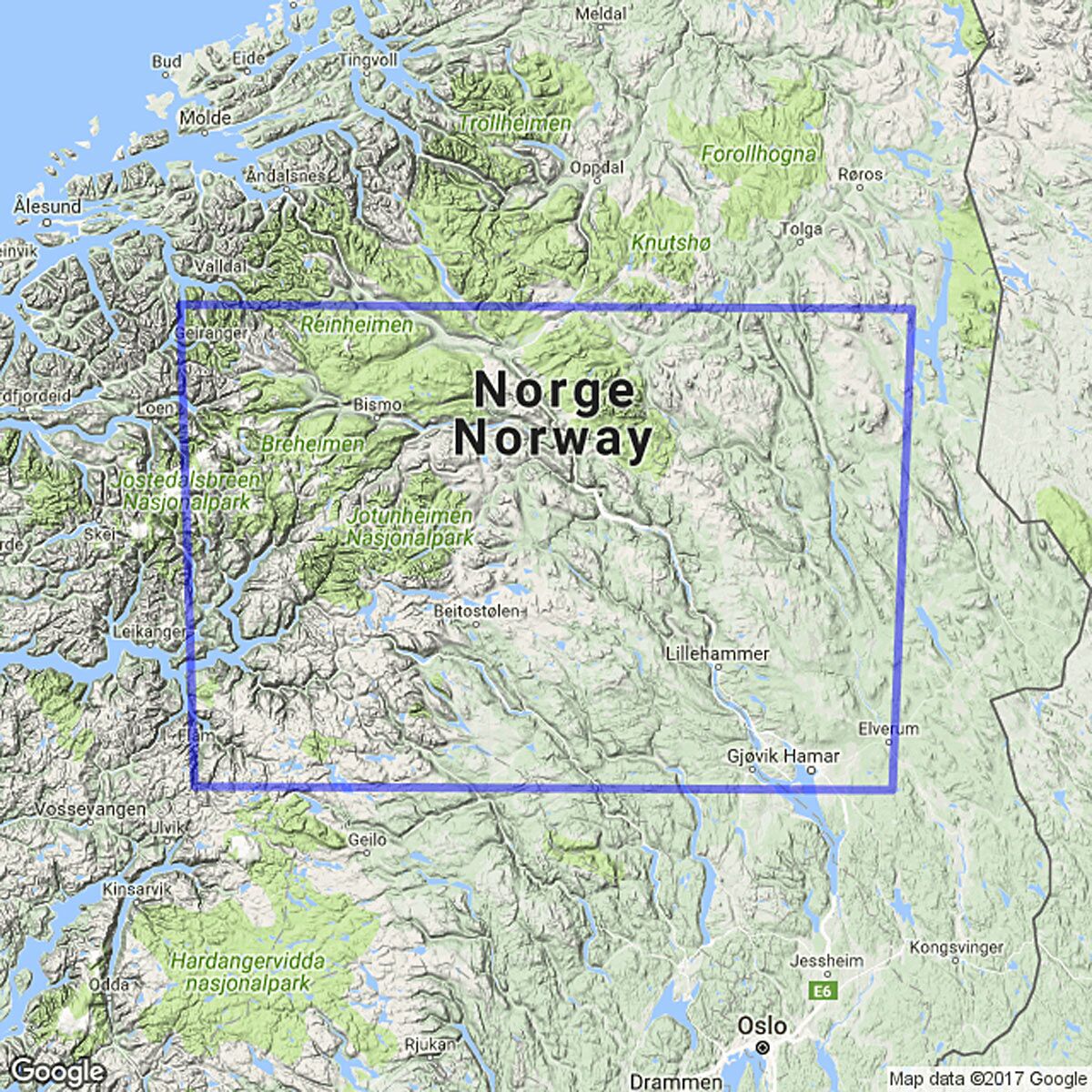 The mountains / Gudbrandsdalen 1:250 000 Opplevelsesguide - Bilde 3