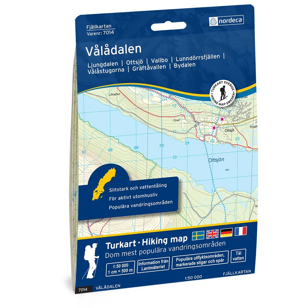 Produktbilde av vålådalen svensk fjellkart