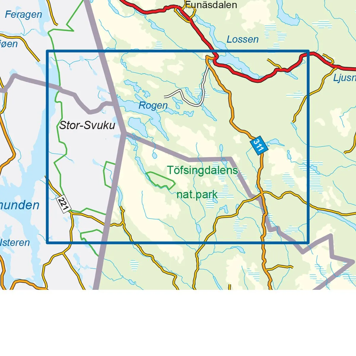 Rogen Svensk Fjellkart - Bilde 3