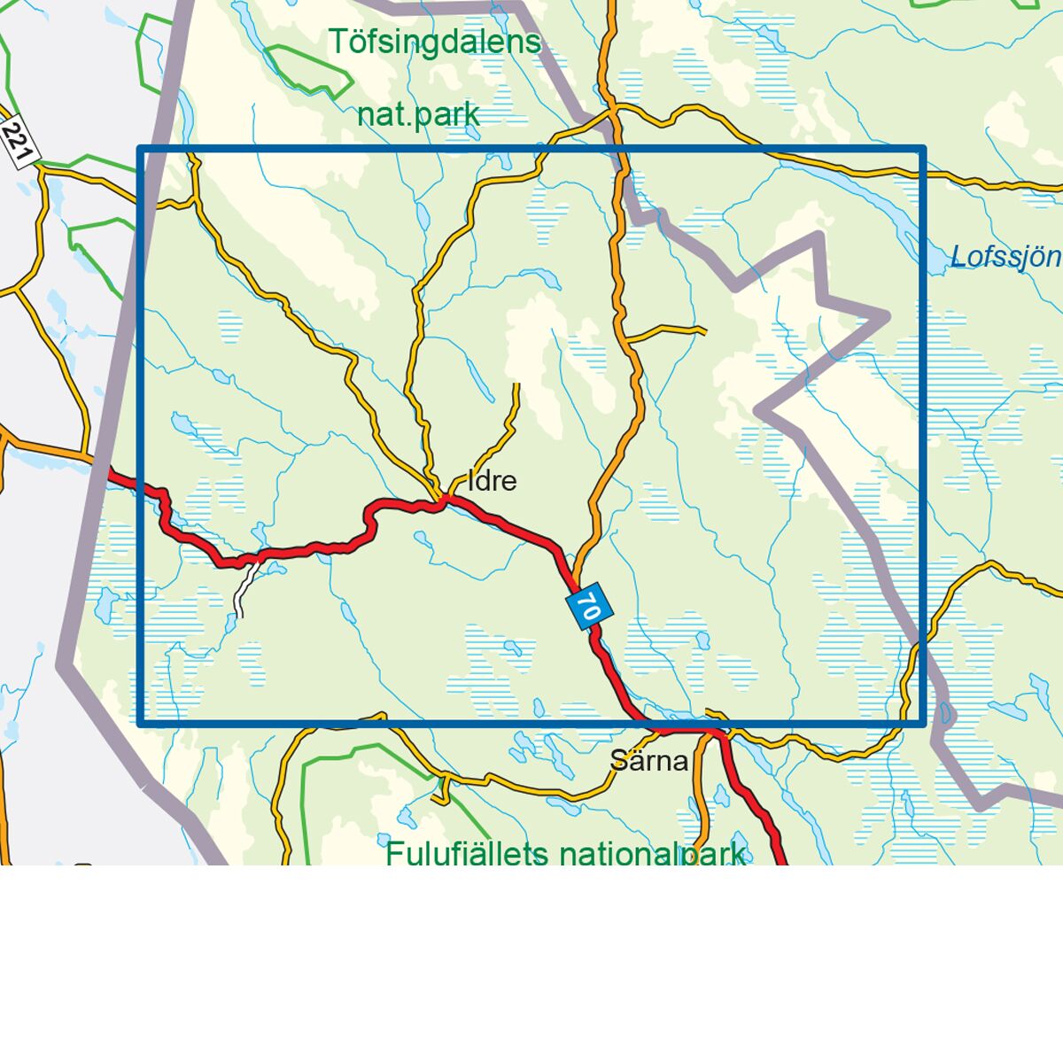 Idre Svensk Fjellkart - Bilde 3