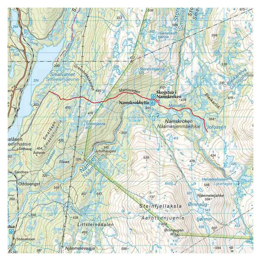 Turkart Børgefjell 1:50.000 - Bilde 2