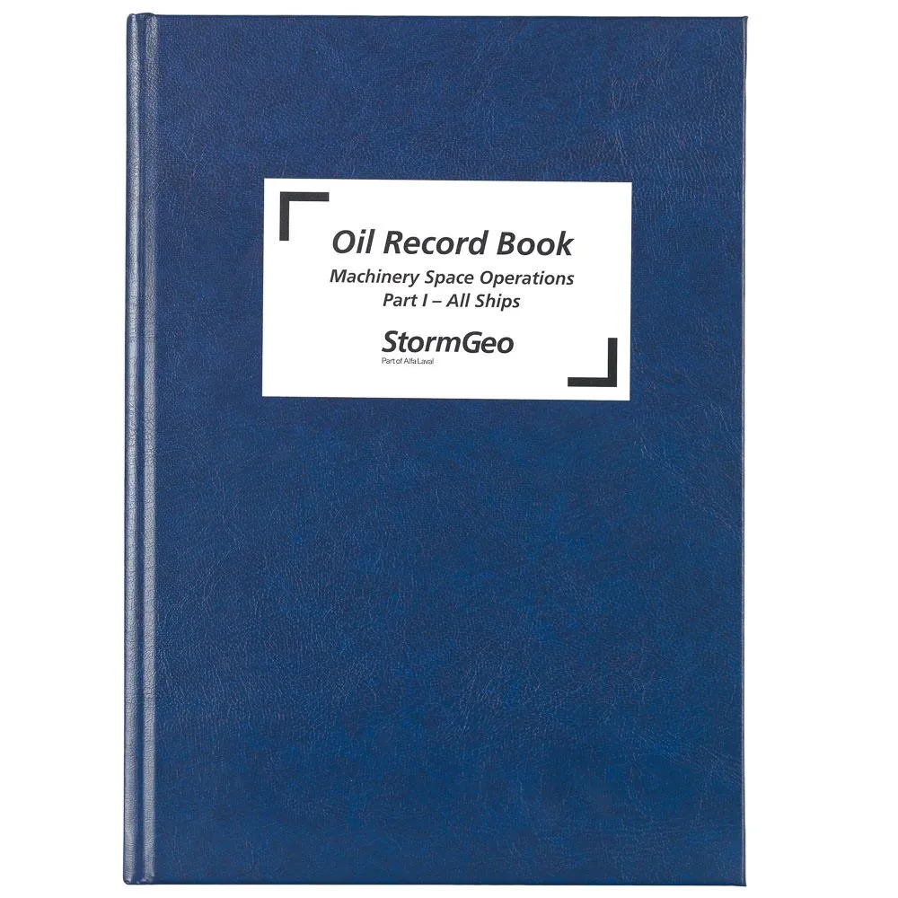 Mockup of Oil Record Book Part 1 StromGeo