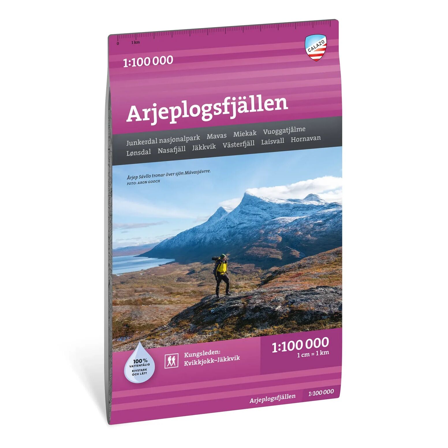 Arjeplogsfjällen turkart 1:100 000