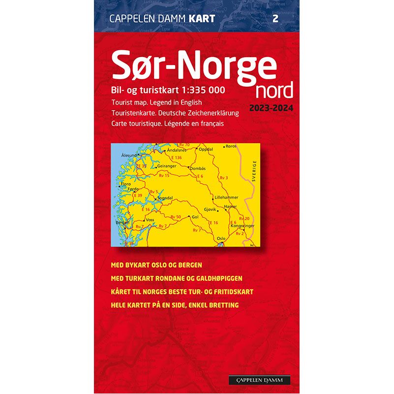 Sør-Norge Nord 2023–2024 kart – CK 2 brettet