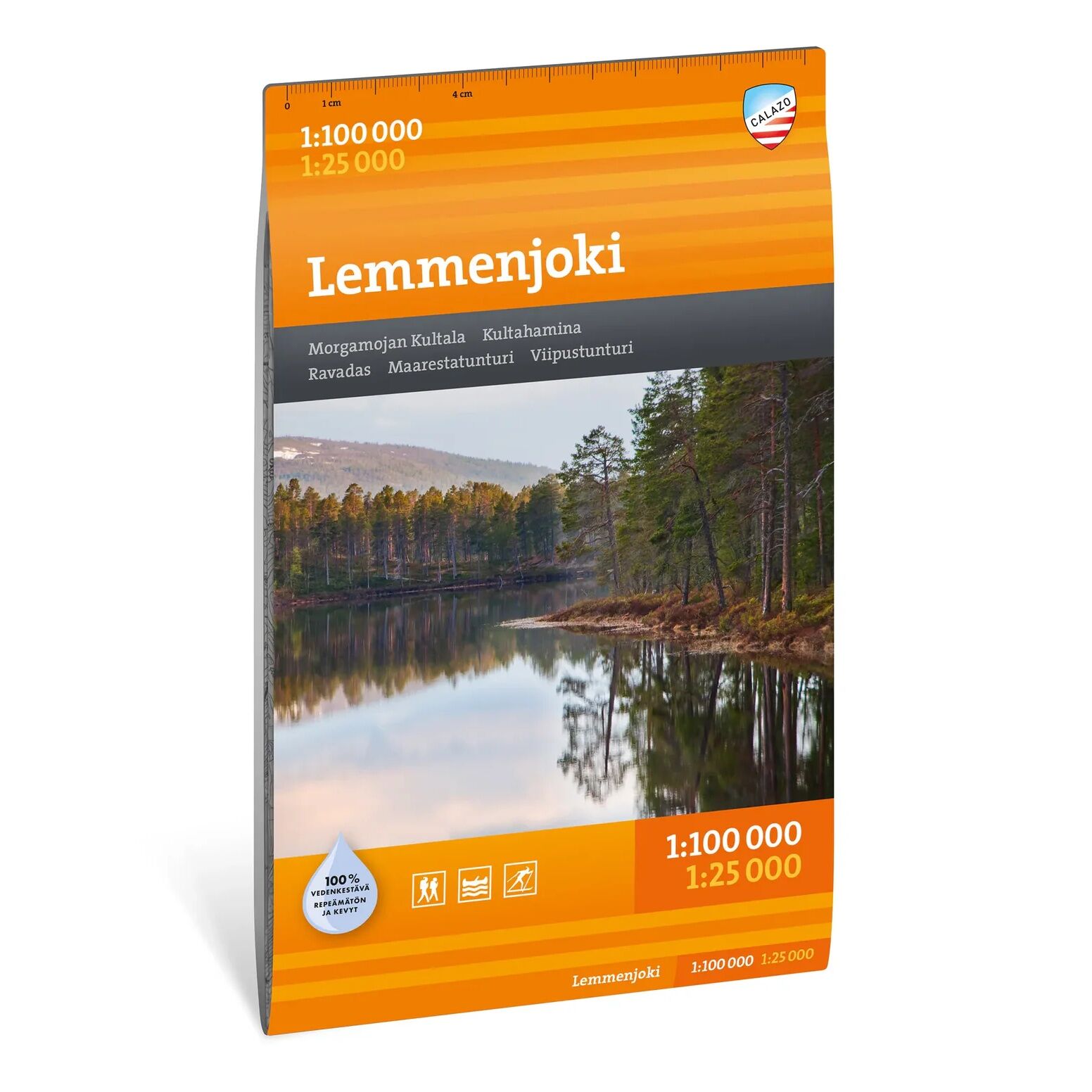 Lemmenjoki turkart 1:25 000 Calazo