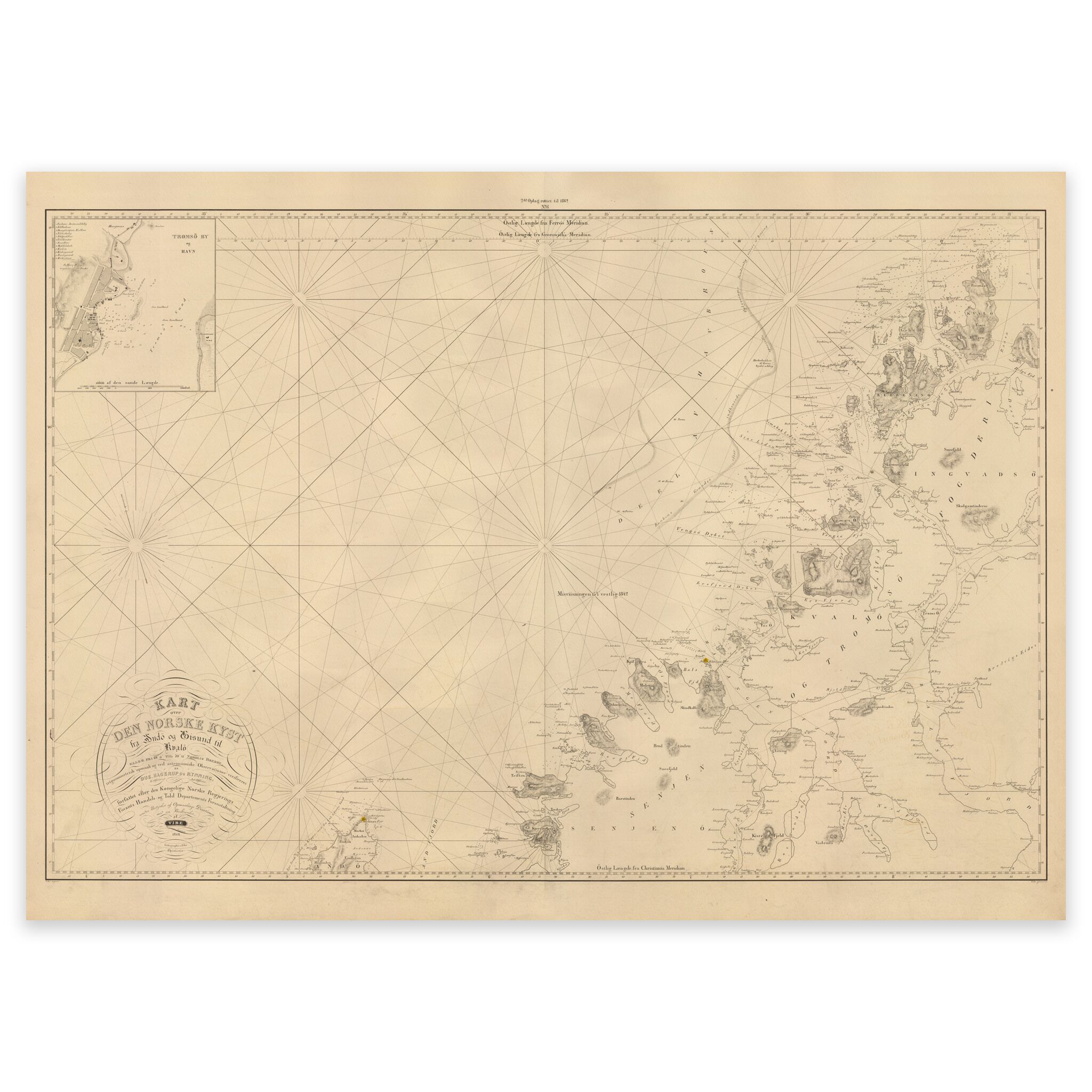 Kysten Andøya-Kvaløya 1842