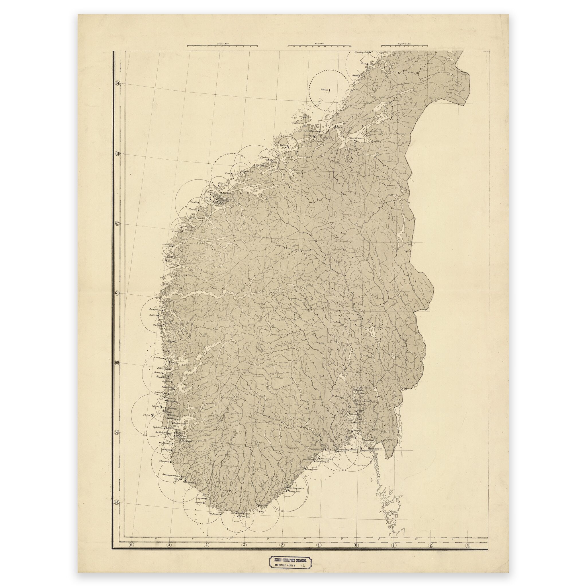 Norske fyr 1877