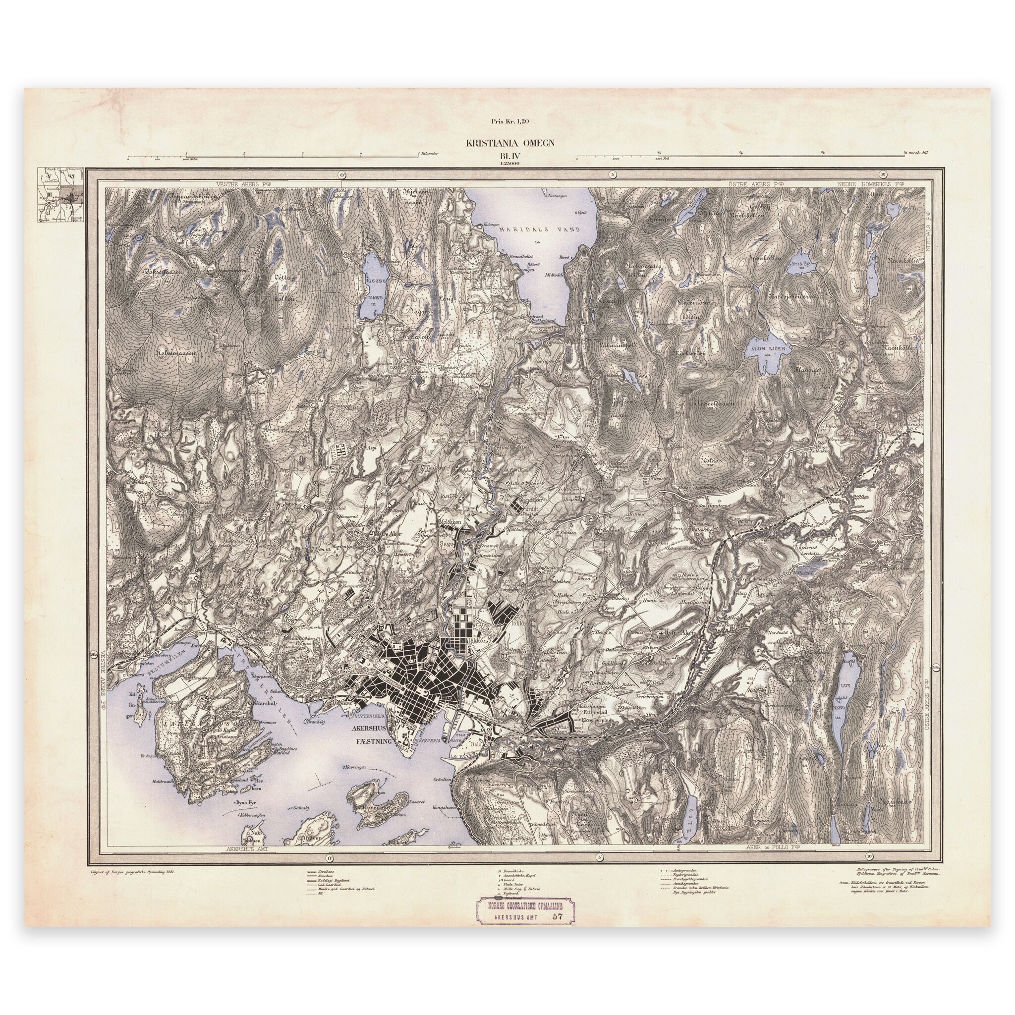 Kristiania og omegn 1881