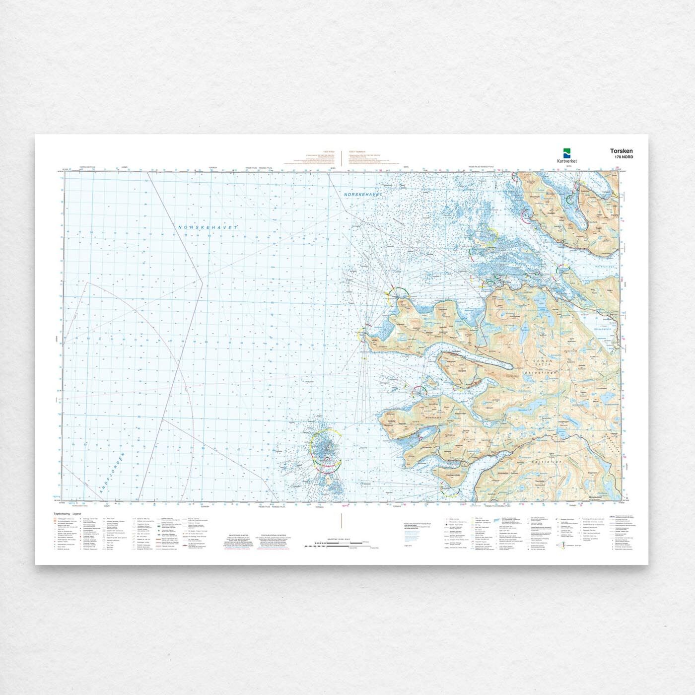 Kartverket - landkart (N50): 170N Torsken