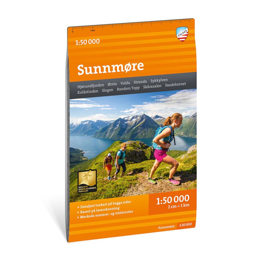 Turkart Sunnmøre 1:50.000