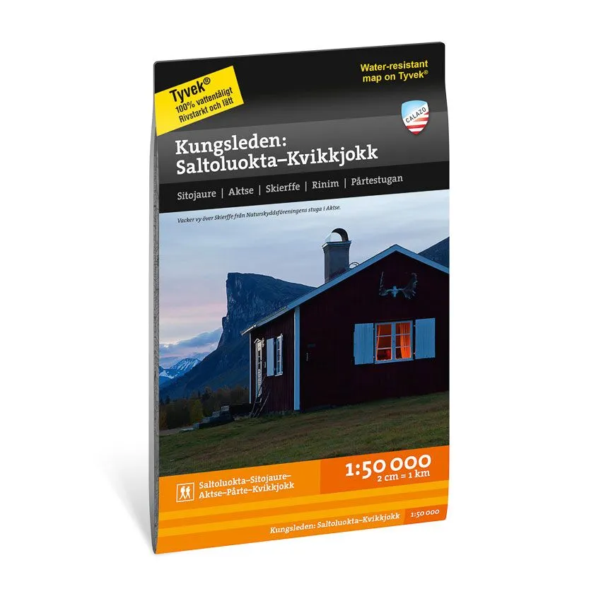 Kungsleden: Saltouluokta - Kvikkjokk 1:50.000