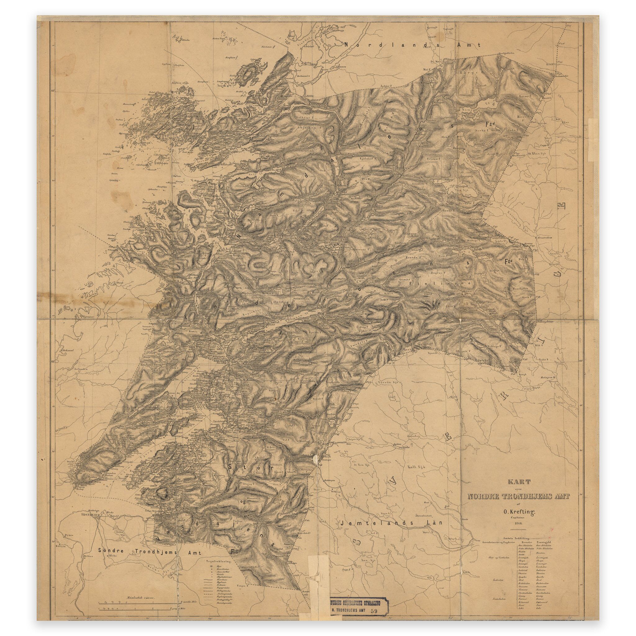Trondheimsfjorden 1868