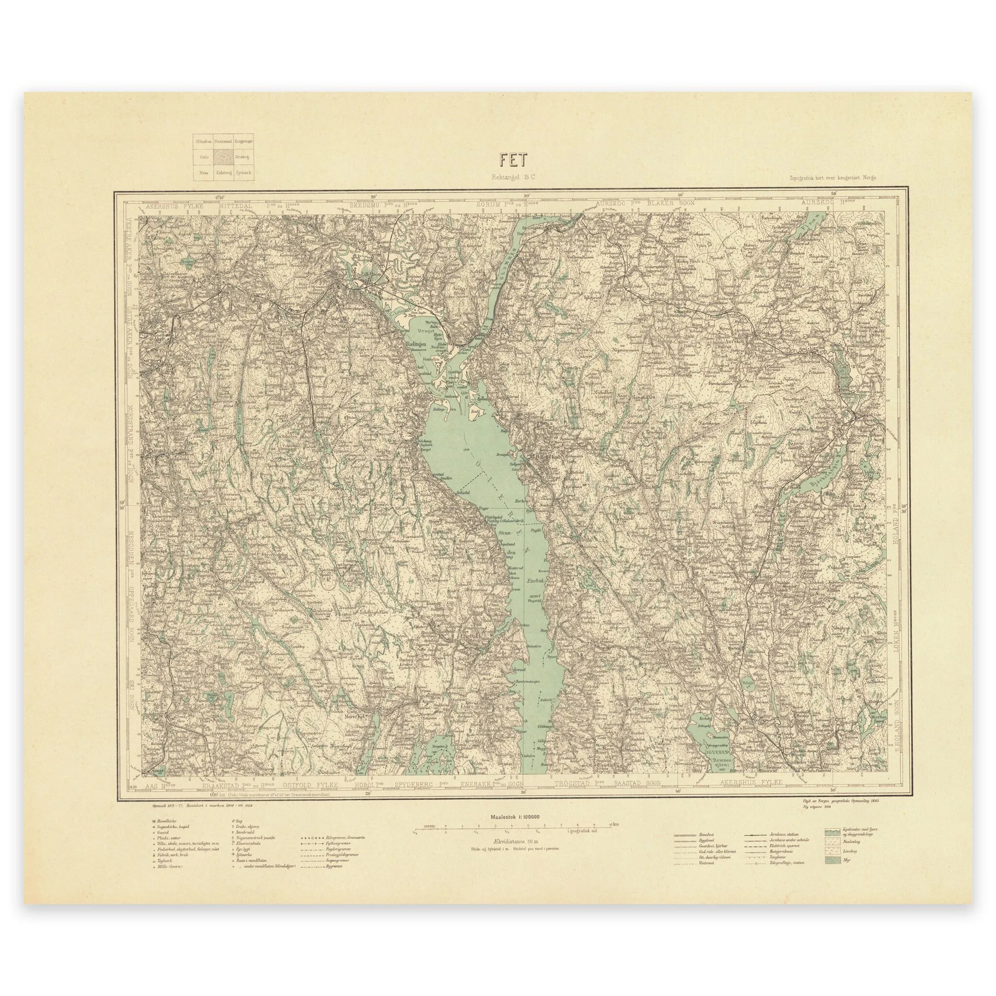 Øyeren 1928