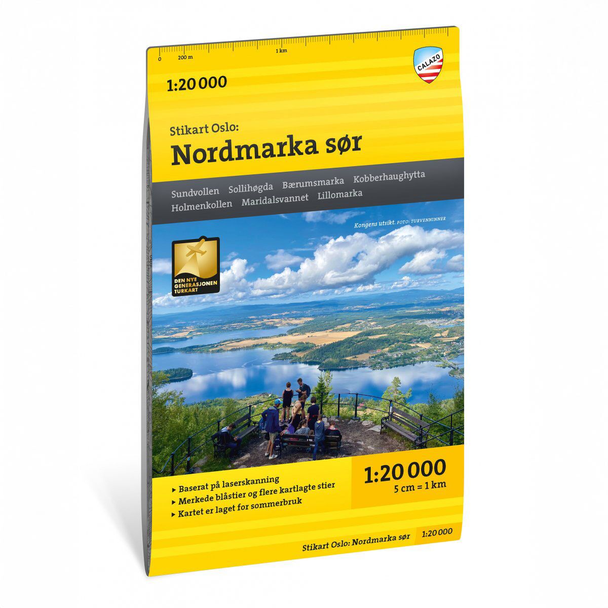 Stikart Oslo Nordmarka sør 1:20000