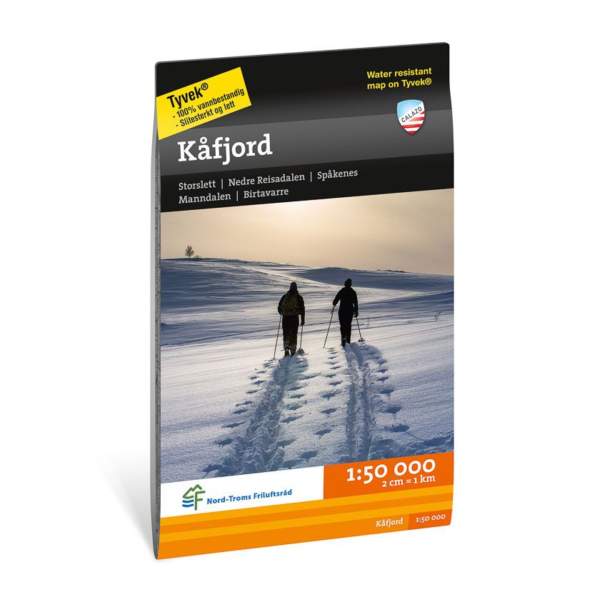 Turkart Kåfjord 1:50.000
