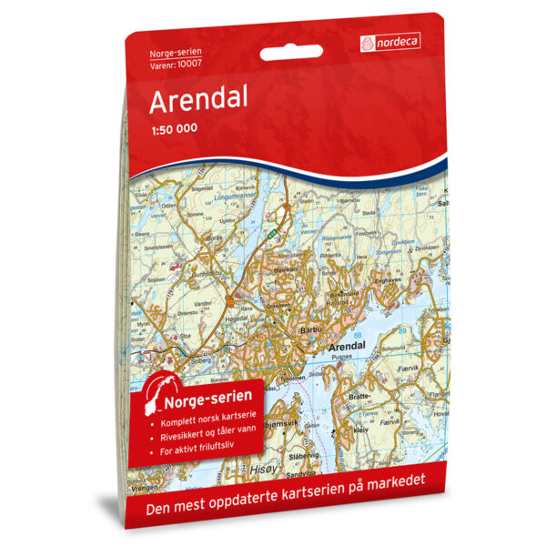 Arendal Norge-serien Turkart