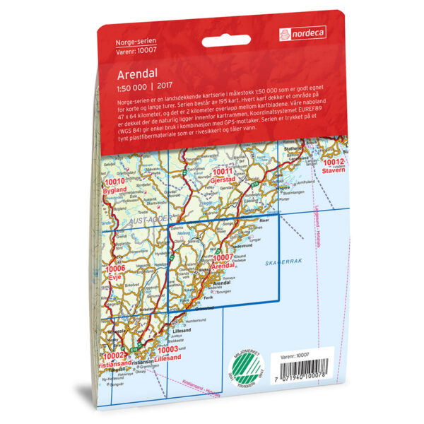 Arendal Norge-serien Turkart - Image 2