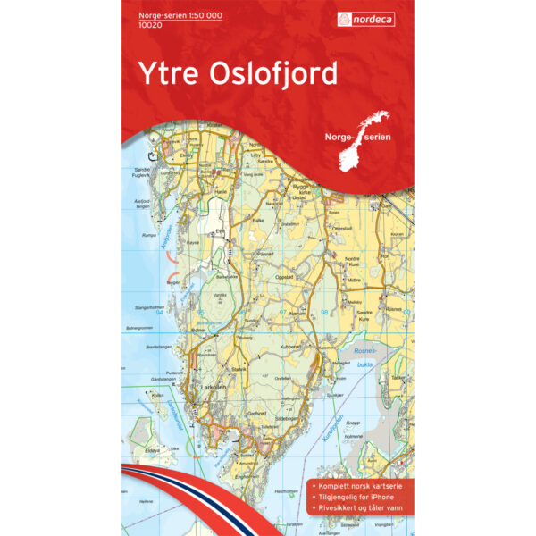 Ytre Oslofjord Norge-serien Turkart