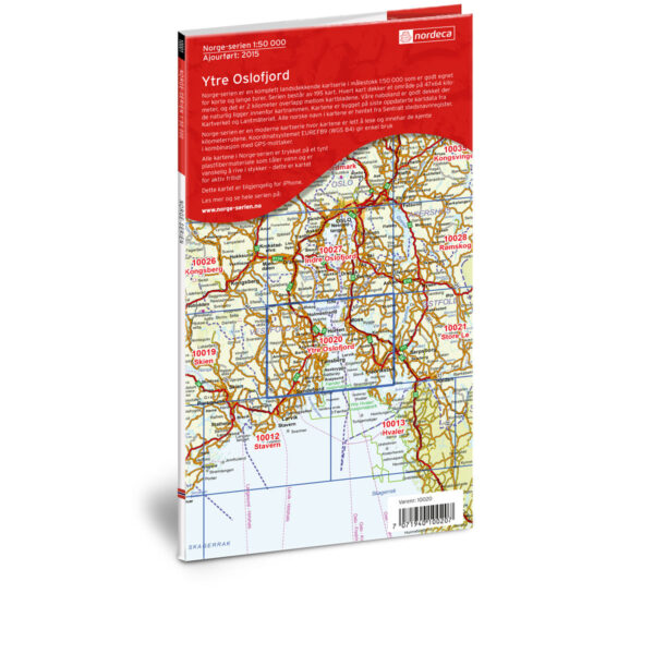 Ytre Oslofjord Norge-serien Turkart - Image 2