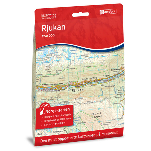 Rjukan Norge-serien Turkart
