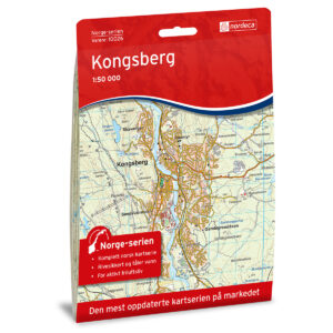 Kongsberg Norge-serien Turkart