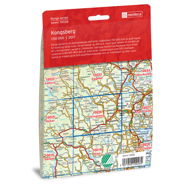 Kongsberg Norge-serien Turkart - Image 2