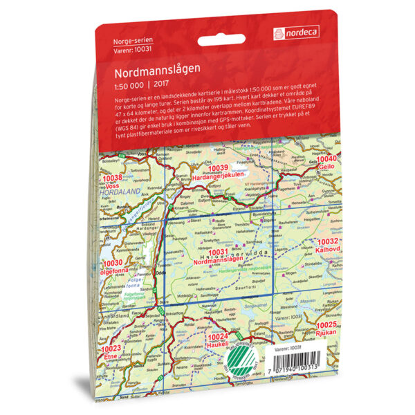 Nordmannslågen Norge-serien Turkart - Image 2