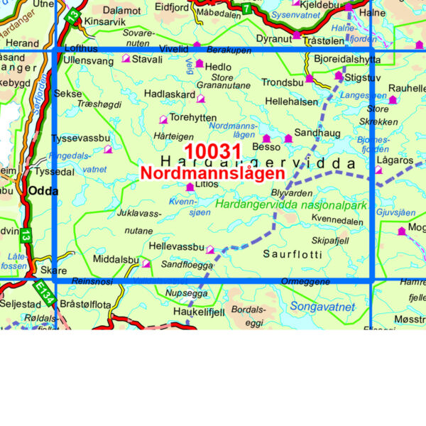 Nordmannslågen Norge-serien Turkart - Image 3