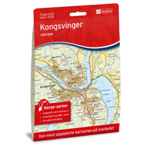 Kongsvinger Norge-serien Turkart