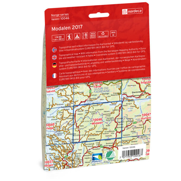 Modalen Norge-serien Turkart - Image 2