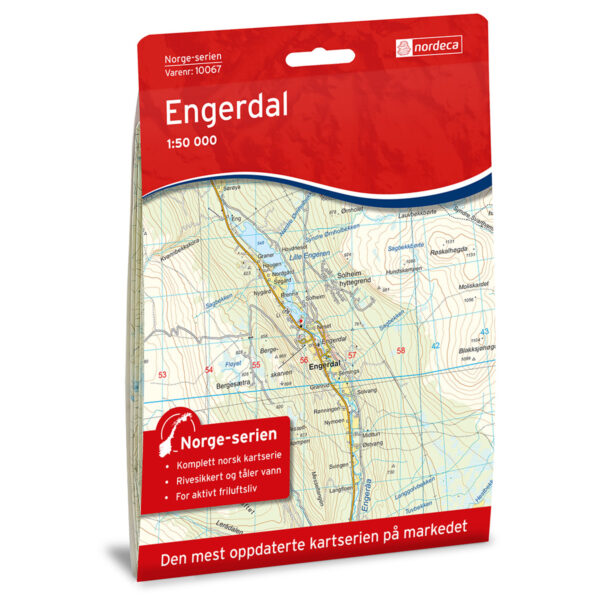 Engerdal Norge-serien Turkart