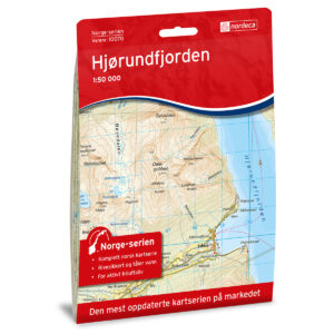 Hjørundfjorden Norge-serien Turkart