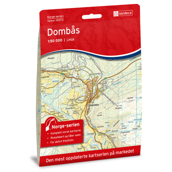 Dombås Norge-serien Turkart