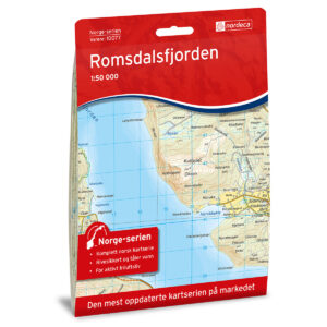 Romsdalsfjorden Norge-serien Turkart