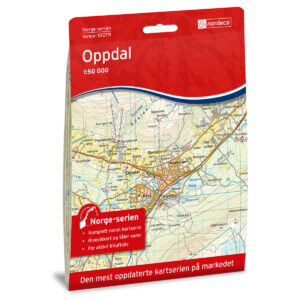 Oppdal Norge-serien Turkart