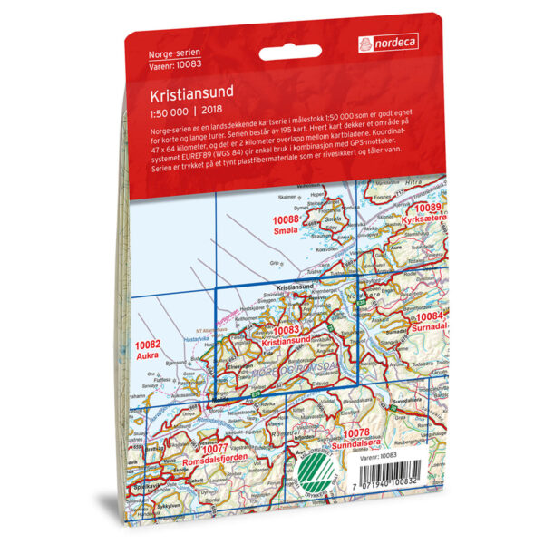 Kristiansund Norge-serien Turkart - Image 2