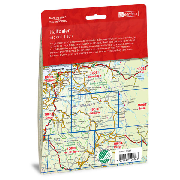 Haltdalen Norge-serien Turkart - Image 2