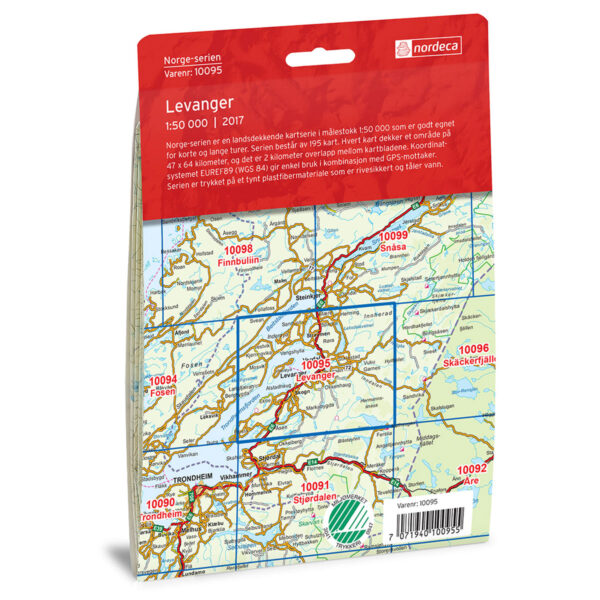 Levanger Norge-serien Turkart - Image 2