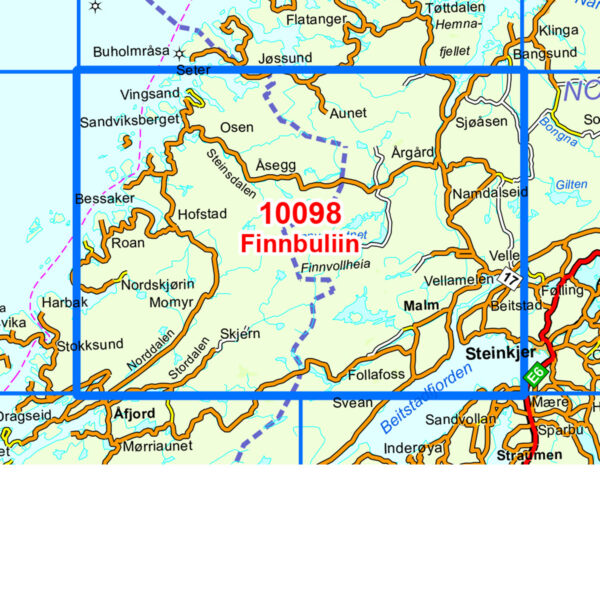Finnbuliin Norge-serien Turkart - Image 3